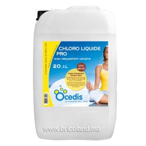 Chlore liquide sans stabilisant PRO 13,5% - 20 L - Ocedis-0