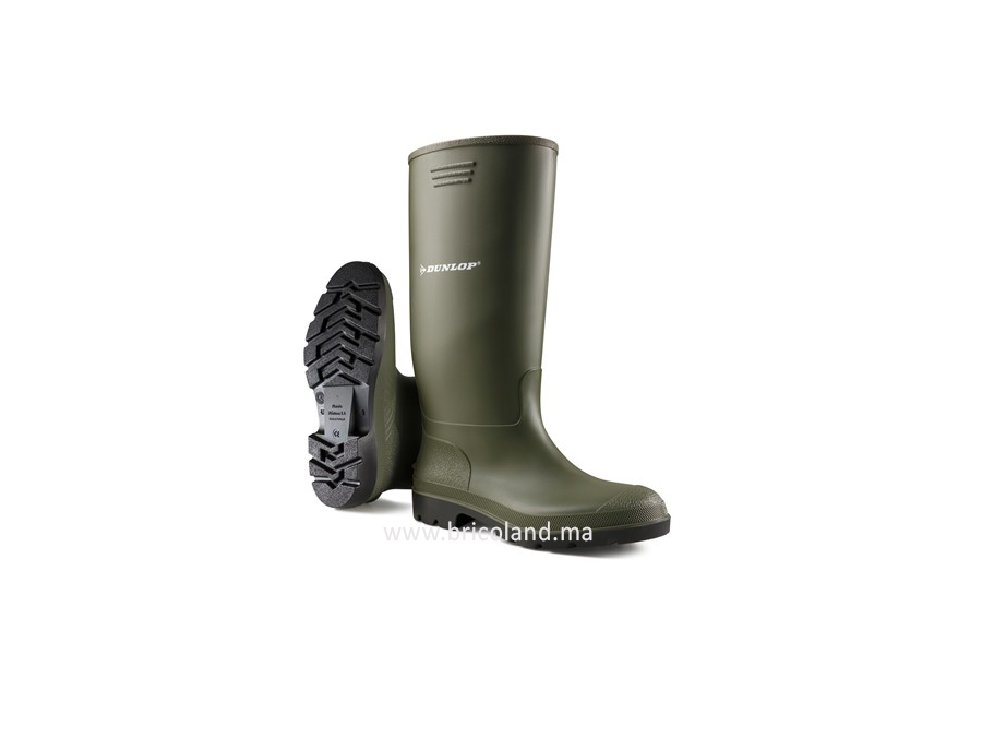 Bottes de travail pvc verte - Dunlop-0