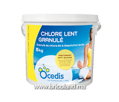 Chlore lent granulé 5 Kg - Ocedis-thumbnail