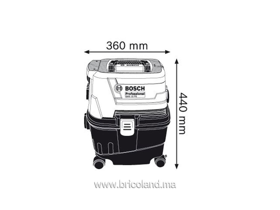Aspirateur GAS 15 PS Professional - Bosch-4129
