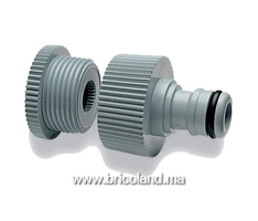 Raccord pour nez de robinet fil. 3/4" et réduction fil - Ipierre-thumbnail