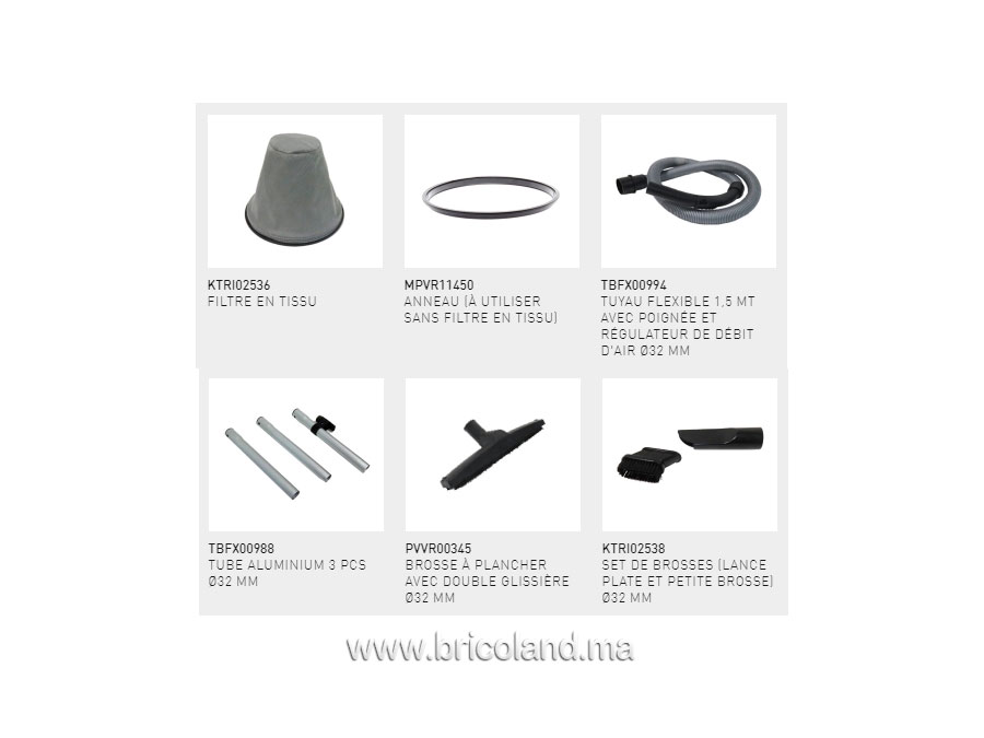 Aspirateur eau et poussière YP 1/20 W&D - IPC-12579