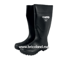 Bottes de travail pvc noir - Vito-thumbnail