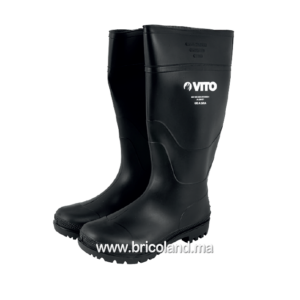 Bottes de travail pvc noir - Vito-0