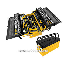 Caisse à outils en métal 88 piéces - Vito-thumbnail