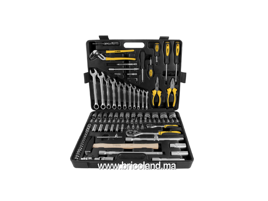 Coffret à outils 100 piéces - Vito-0