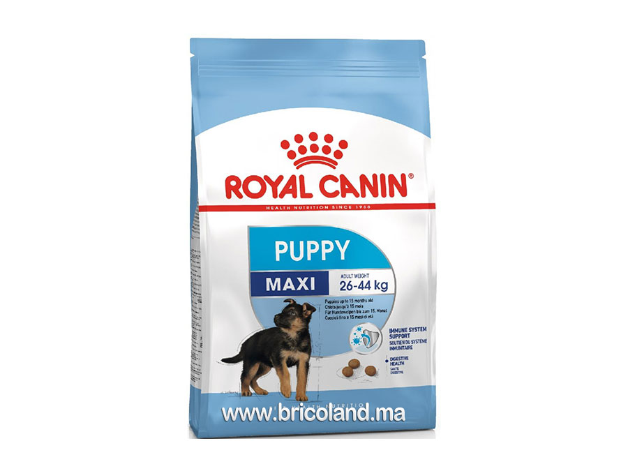 Croquettes pour chiot de 2 mois à 15 mois - Maxi Puppy - 15 Kg - Royal Canin-0