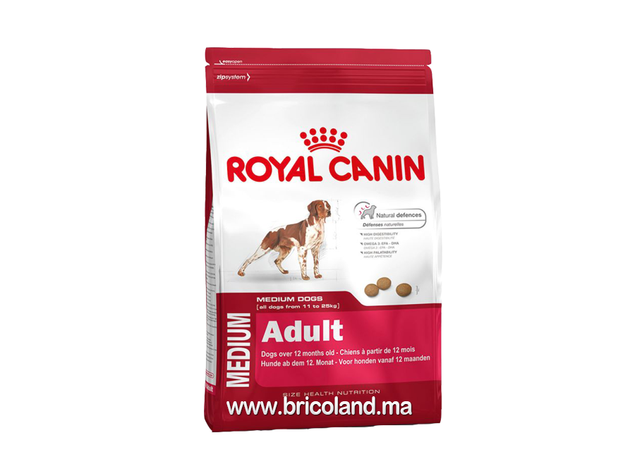 Croquettes pour chien Adulte +12 mois - Medium Adult - 15 Kg - Royal Canin-0