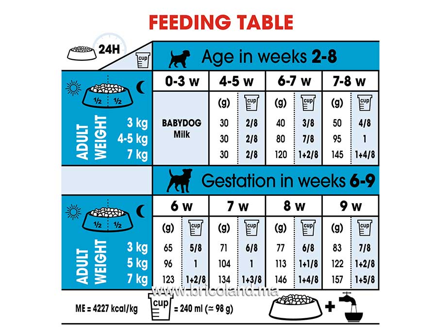 Croquettes pour chienne et chiot - Mini starter M&B 1 Kg - Royal Canin -12372