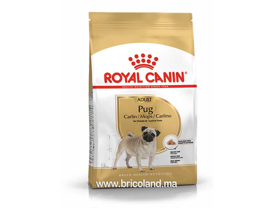 Croquette pour chien Pug adulte + de 10 mois - 1.5 Kg - Royal Canin-0