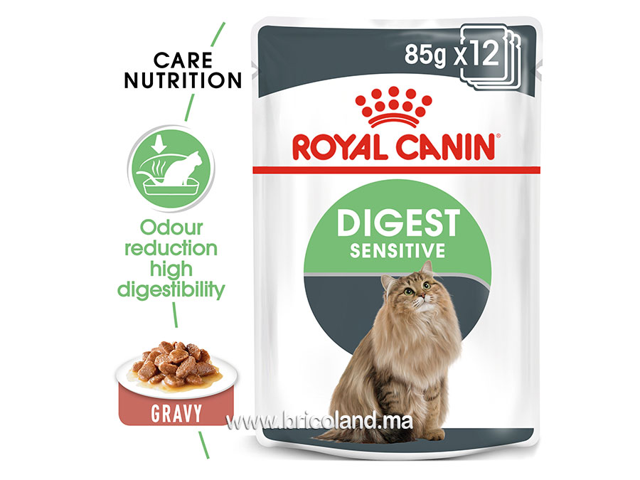 Digest Sensitive en sauce pour chat - Lot de 12X85G - Royal Canin-12128
