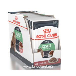 Digest Sensitive en sauce pour chat - Lot de 12X85G - Royal Canin-0