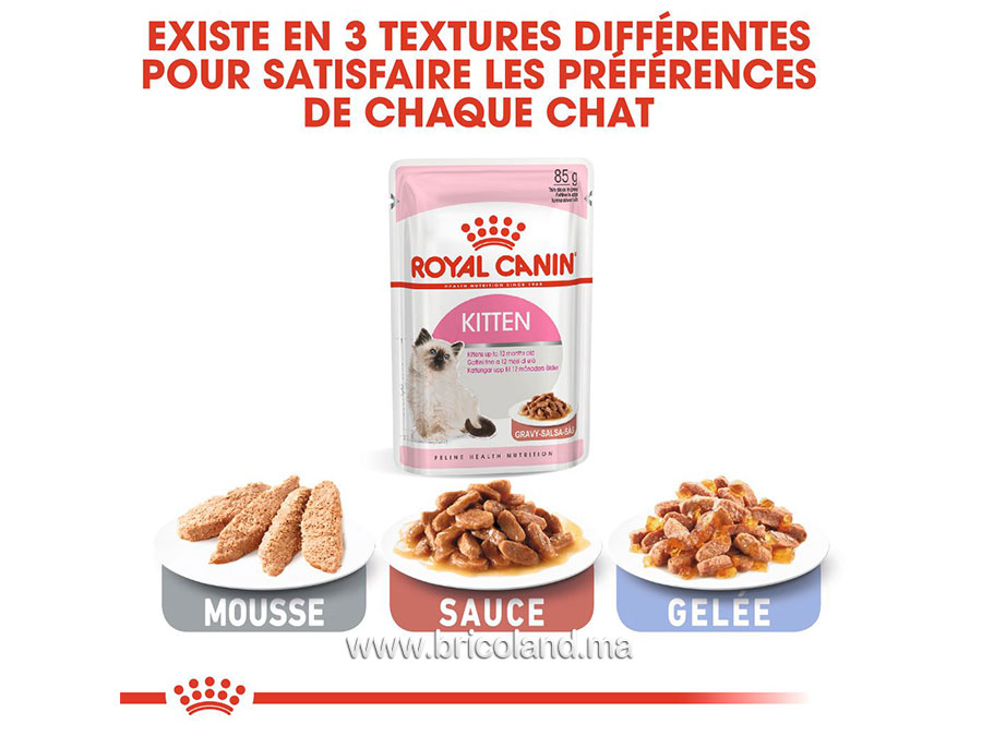 Kitten Instinctive en sauce pour chaton 12 x 85g - Royal Canin-12107