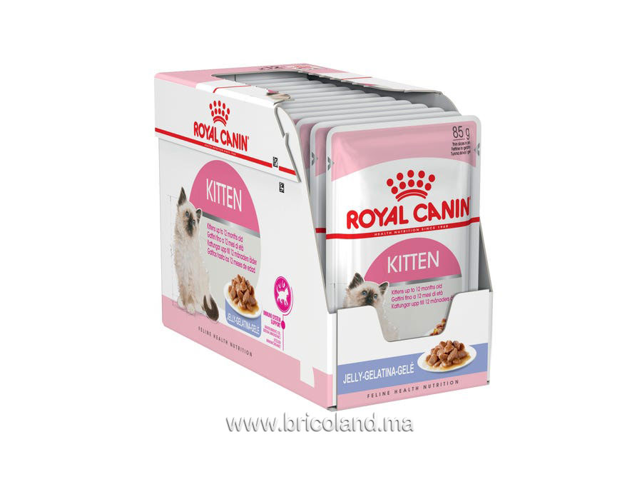 Kitten Instinctive en gelée pour chaton 12 x 85g - Royal Canin-0