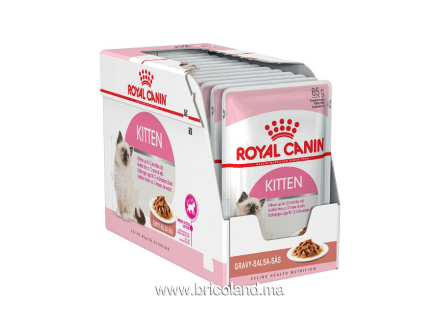 Kitten Instinctive en sauce pour chaton 12 x 85g - Royal Canin-0