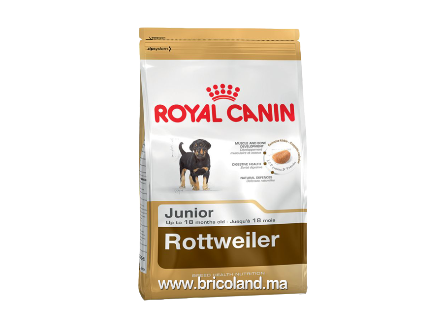 Croquettes pour chiot Rottweiler puppy - 3 Kg - Royal Canin-0