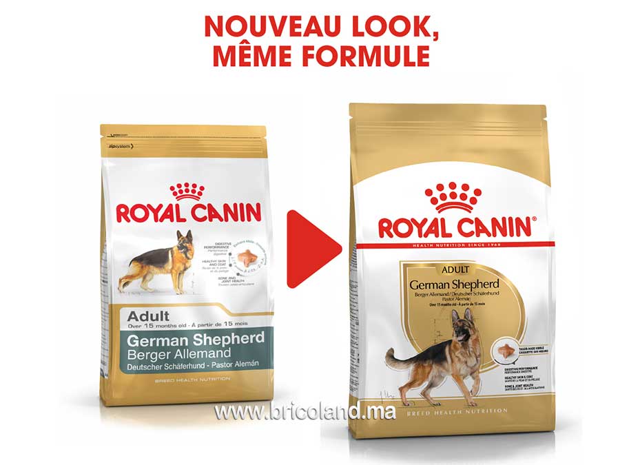 Croquettes pour chien berger allemand Adulte - 11 Kg - Royal Canin-12064