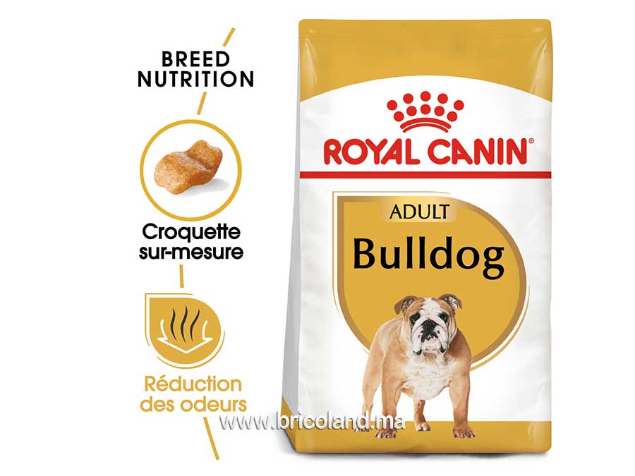 Croquettes pour chien Bulldog Adulte - 12 Kg - Royal Canin-12150