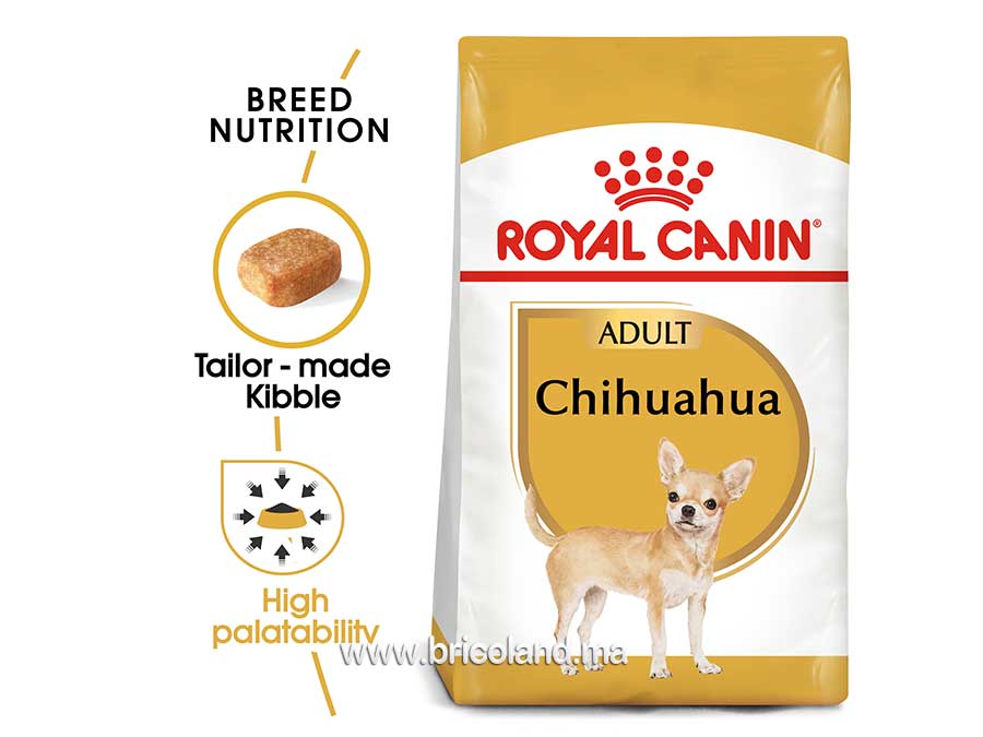 Croquettes pour chien Chihuahua adulte + de 8 mois - 1.5 Kg - Royal Canin-12162