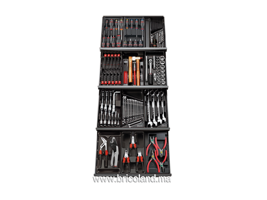 Composition de 131 outils CM.129APB - Facom-0