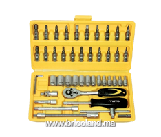 Coffret à douille 1/4" 46 pièces - Vito-thumbnail