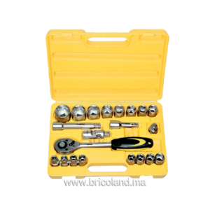Coffret à douille 1/2" 21 pièces - Vito-0