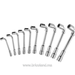 Jeu de 10 clès à pipe débouchée 12 pans x 6 pans - Expert-0