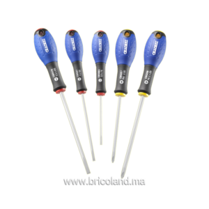 Jeu de 5 tournevis FENTE-PHILLIPS - Expert-0