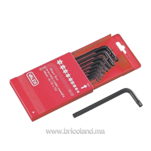 Jeu de 9 clès Torx 1460830 - Valex-0