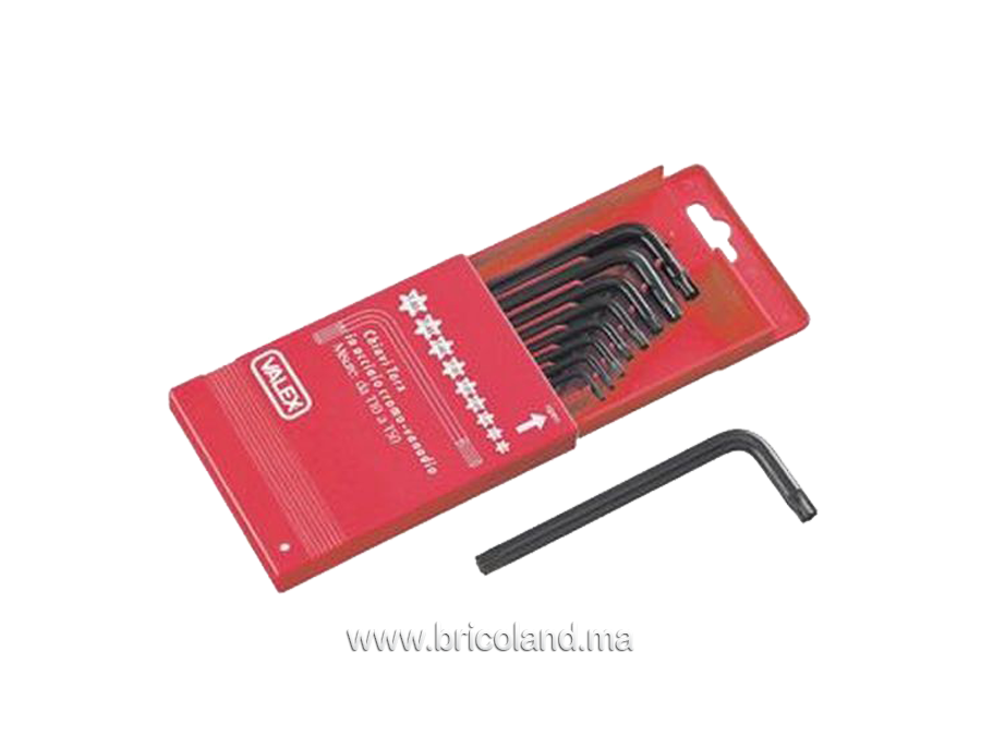 Jeu de 9 clès Torx 1460830 - Valex-0