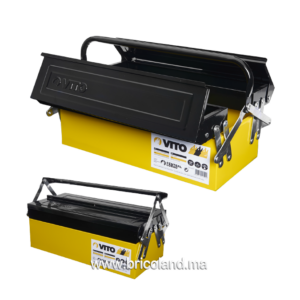 Boite à outils métallique 3 compartiments 530mm - Vito-0
