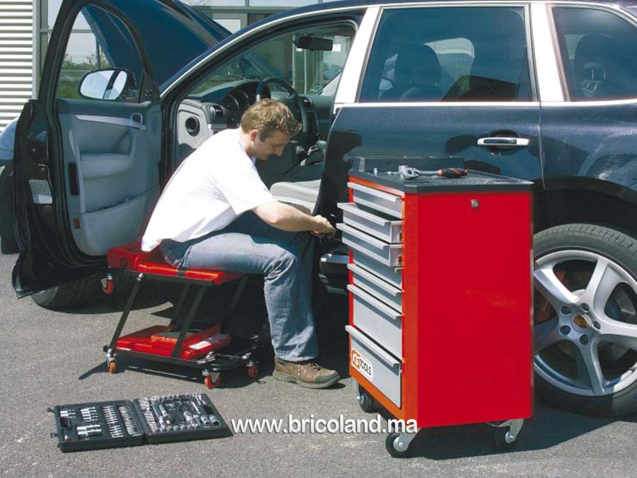 Chariot de visite pliable - KSTools-2080