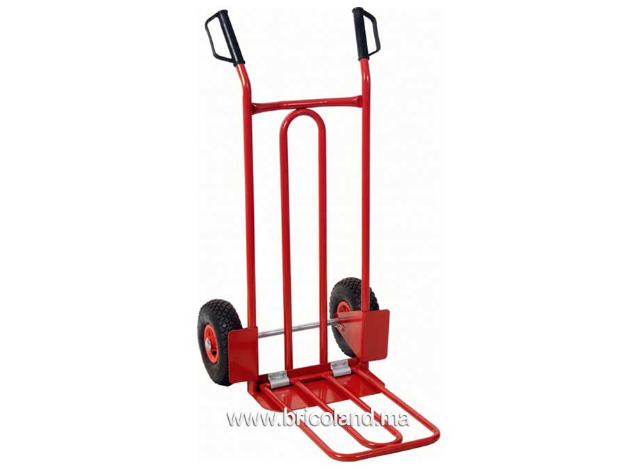 Diable avec roues gonflables et bavette - KSTools-0