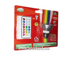 Kit Ampoule LED 3W + Télécommande - Multicolore - VISION-EL-thumbnail