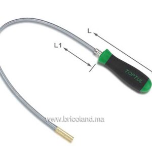 Outil magnétique flexible de ramassage 0.5 kg - Toptul-0