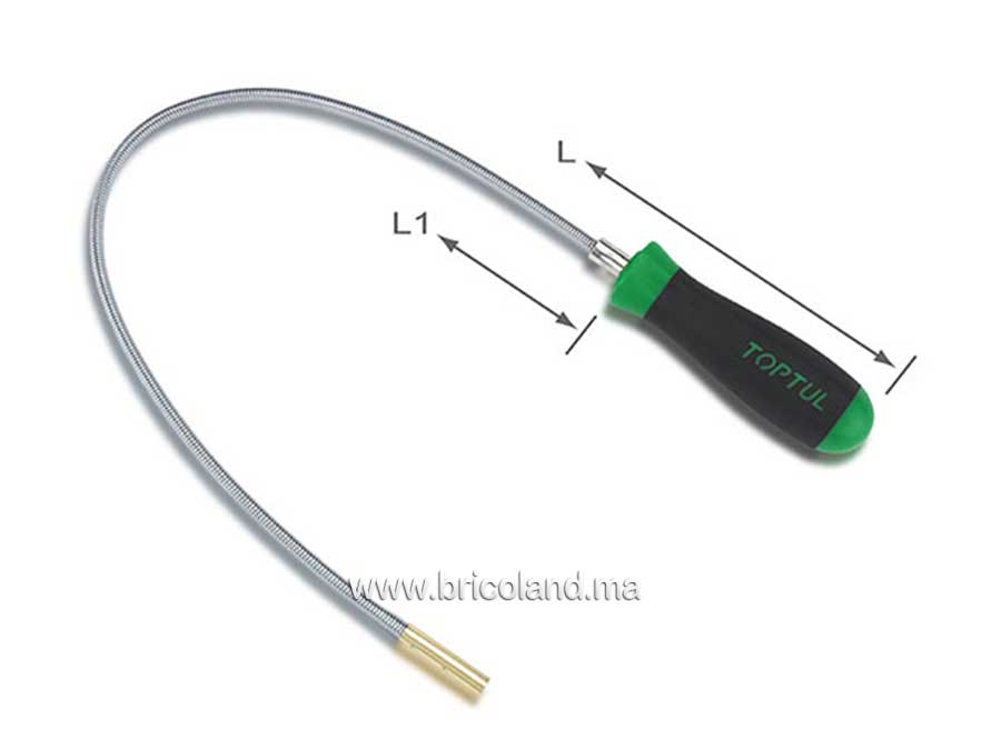 Outil magnétique flexible de ramassage 0.5 kg - Toptul-0