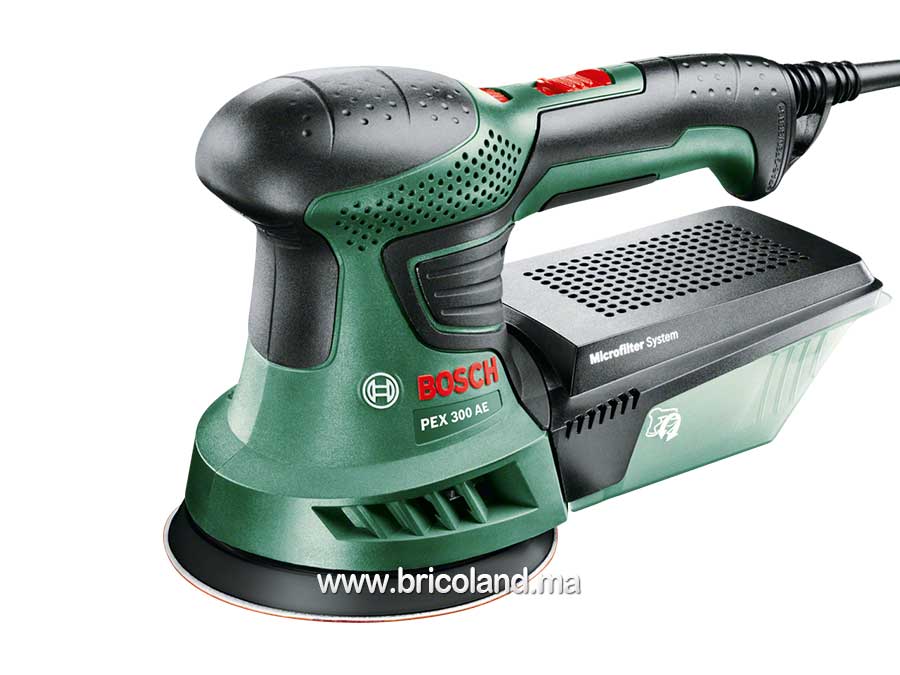 Ponceuse PEX 300 AE + 25 feuilles abrasives - Bosch-0