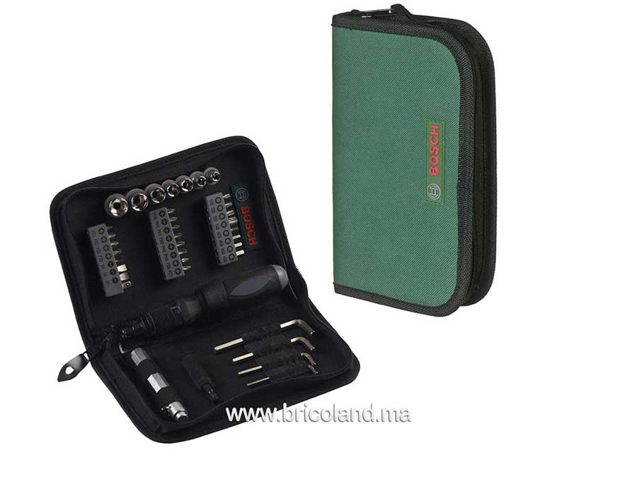 Trousse à outils Promoline 38 pcs - Bosch-2435