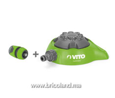 Arroseur circulaire multifonctions + raccord - Vito-thumbnail