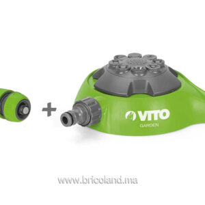 Arroseur circulaire multifonctions + raccord - Vito-0