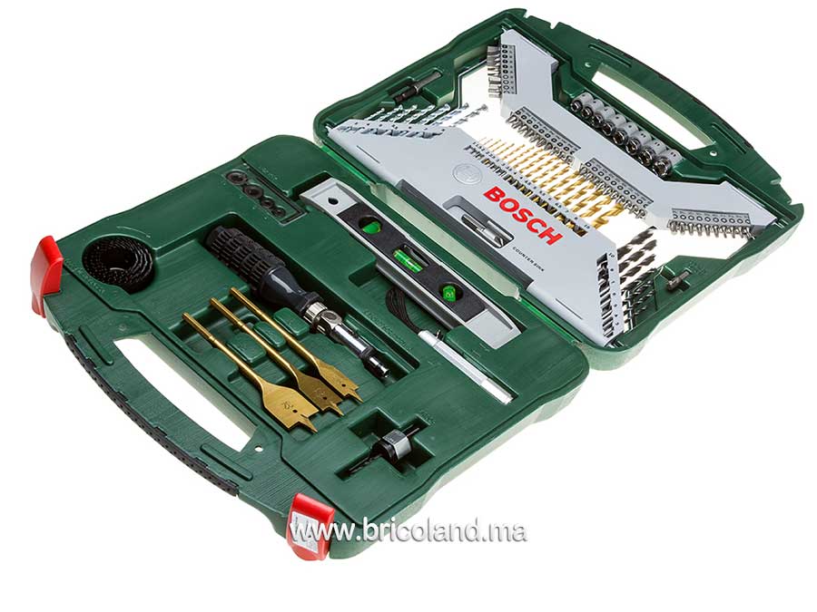 Coffret de forets et embouts Titane 100 pcs - Bosch-0