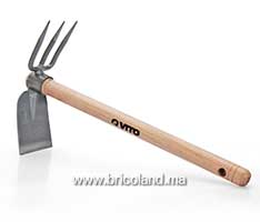 Serfouette panne et fourche 3 dents avec manche - Vito-thumbnail