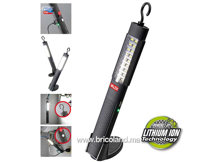 Balladeuse rechargeable LED - Valex-0