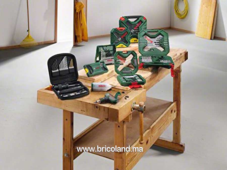 Coffret de forets et embouts Titane 50 pcs - Bosch-3310