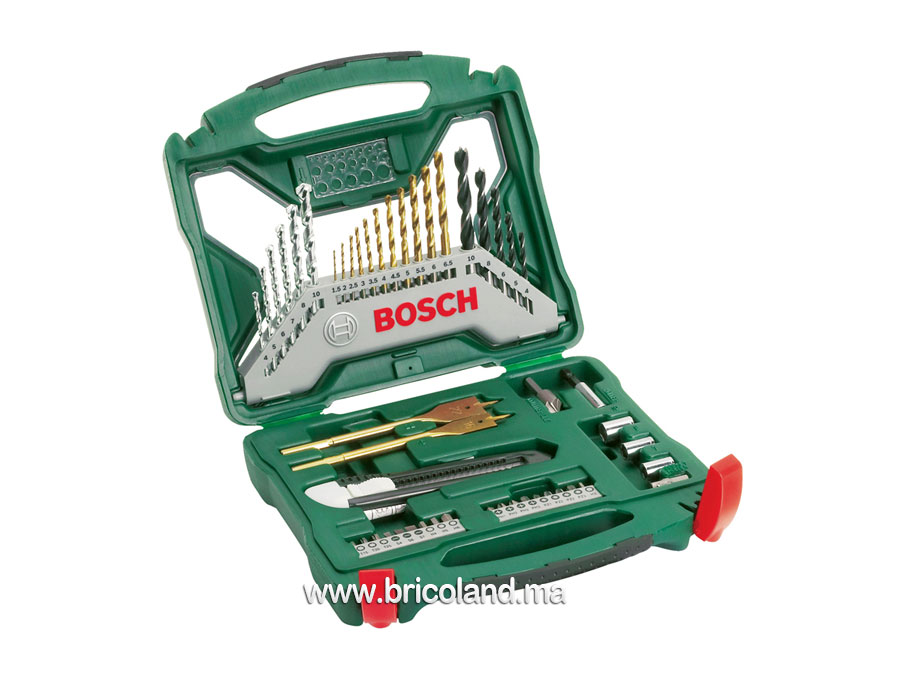 Coffret de forets et embouts Titane 50 pcs - Bosch-0