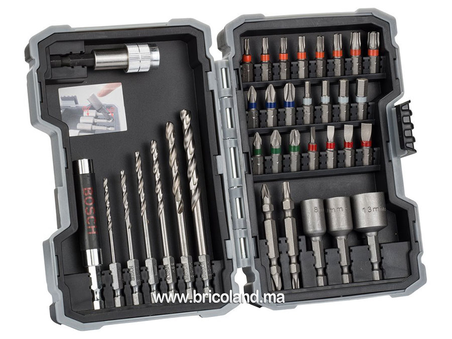 Coffret de forets et embouts de vissage 35 pièces pour métal - Bosch-0