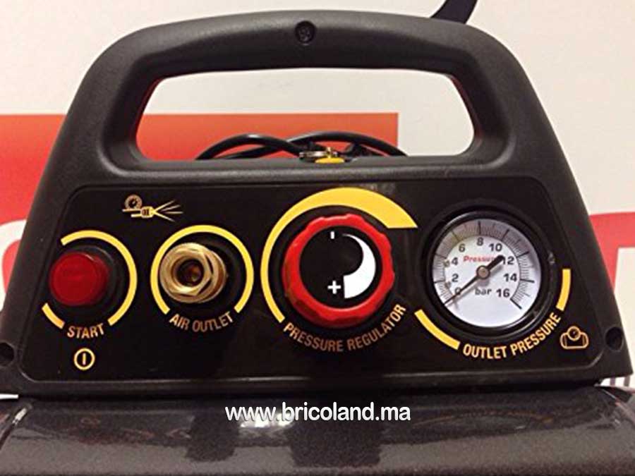 Compresseur d'air 6L 1,5 HP 230V - New Vento - Nuair-2712