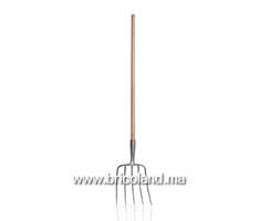 Fourche 4 dents avec manche en bois - Vito-thumbnail