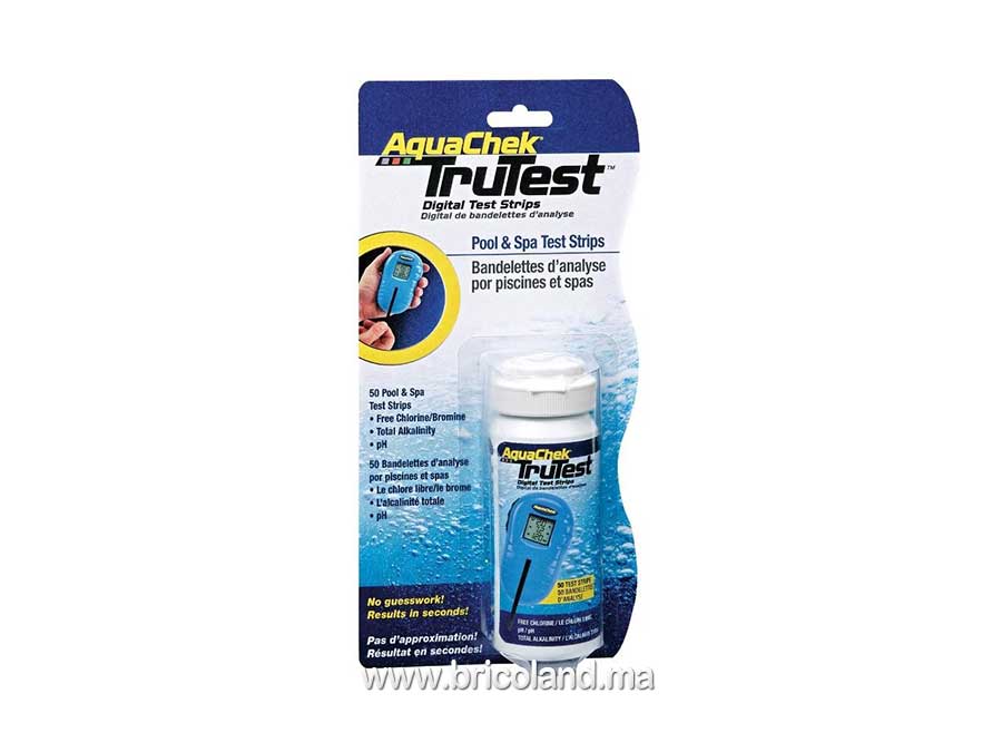 Recharge TRUTEST bandelettes x50 Chlore - pH - TAC-0
