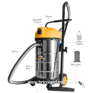 Aspirateur eau et poussière 1200 w / 40 L - Vito-0